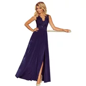 Long dress with lace neckline Numoco