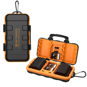K&F Battery SD Card Holder for 4 SD Cards, 2 Camera Batteries, 6 TF Cards, 2 CF Cards or 2 XQDs