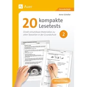 20 kompakte Lesetests für Klasse 2