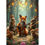 BlueBird - Puzzle Koncert v gozdu - 300 kosov