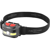 Ansmann HD250RS Black Headband flashlight COB LED