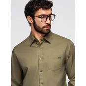 Ombre Mens REGULAR FIT shirt with pocket - gray