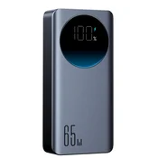 Power bank Joyroom 65W JR-PBF05 Pro 30000 mAh - z digitalnim zaslonom in 3 vhodi - črn