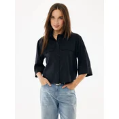 MEXX Bluza  črna