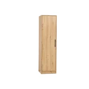 Polica Cavmero 107 (Artisan hrast) S vratima, Zatvorena, Laminirani iveral, 190x50x56cm, Artisan hrast