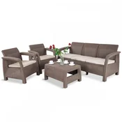 Set vrtnega pohištva Corfu Love duo v barvi cappuccino