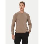 BOSS Džemper KN_Momentum 50558351 Tamno bež Regular Fit