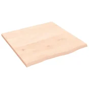Stolna ploca 60 x 60 x 2 cm od netretirane masivne hrastovine