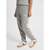 Hummel Športne hlače LEGACY 2.0 siva / bela