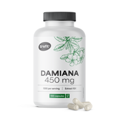 3x Damiana 450 mg – izvleček 10:1, skupaj 300 kapsul