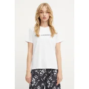 KARL LAGERFELD Majica A3W17102 Bela Regular Fit