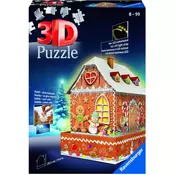 Ravensburger - Puzzle Gingerbread house 3D LED kosov