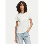 Guess Jeans Majica W6GI45 K8HM0 Bela Regular Fit