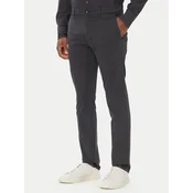 BOSS Chino hlače 50559154 Mornarsko modra Slim Fit
