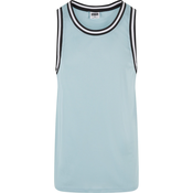 Mens Fishnet Tank Top - Blue