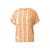 White-Orange Womens Patterned T-Shirt Roxy - Women