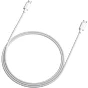 XIAOMI Kabl pleteni Type C na Type C/ 1m/3A/60W/ bela