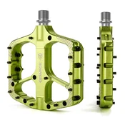 shumee Kolesarska pedala Gewage Green iz aluminija z zatesnjenimi zatiči