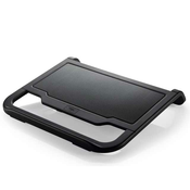 Deepcool Notebook Cooler, N200, 15.6”, Plastic/Aluminium mash, 1000rpm, 22.7dB, 12cm Fan, Black | N200