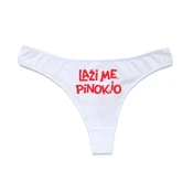 Ženski donji veš Laži me Pinokio cs3063, Beli