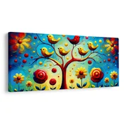 Slika pisano drevo življenja - 120x60