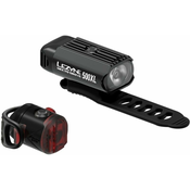 LEZYNE Set luči HECTO DRIVE 500XL in FEMTO USB črn