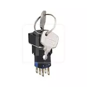 Prekidac rotacioni sa kljucem 5A/250VAC ON-ON