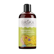 SOLVERX BAŚKA Cosmetics Po Polsku Šampon za lase z jabolkom - za povečanje volumna 500 ml