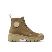 Palladium Pohodni čevlji Pallabase Twill 96907-204-M Zelena