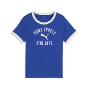 PUMA Varsity Relaxed Tee Youth, Shop, Vivid Blue, 3-4Y