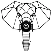 Opviq W 034 Zidna lampa, Crna