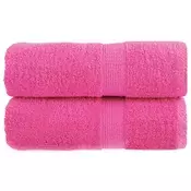 Vidaxl vidaXL Premium brisače SOLUND, 2 kosa, roza, 30 x 50 cm, 600 g/cm2