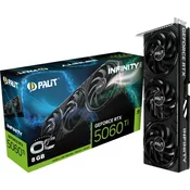 Grafična kartica nVidia RTX5060Ti Palit Infinity 3 OC - 8GB GDDR7 (NE7506TS19P1-GB2062S)