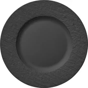 Villeroy & Boch plitev krožnik Manufacture Rock 27 cm, črn (6 kos)
