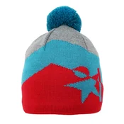 Warmpeace Lucky čiapka, red/turquoise/iron ()