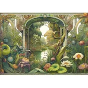 Interdruk - Puzzle Garden flowers forest plants river - 500 dijelova