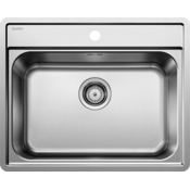 Blanco pomivalno korito LEMIS 6-IF INOX 18/10, brez podaljška. prim.