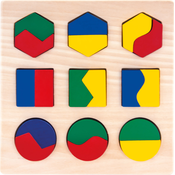 Bino Puzzle - geometrijski oblici