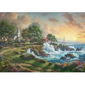 Schmidt - Puzzle Thomas Kinkade: Seaside Haven - 1 000 dijelova