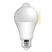 LED ŽARNICA 2835 SMD E27 12W PIR SENZOR GIBANJA IN SOMRAKA topla barva