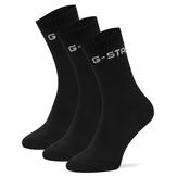 Nogavice G-STAR RAW AS_G_STAR_001W_SS25 (3-PACK) Črna