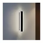 LED Spoljašnje zidno svetlo MIRANA S LED/8W/230V 4000K IP44 30 cm crna