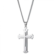 Lijepa Cruz ogrlica - srebro KP23419