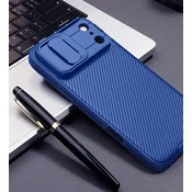 Nillkin Ovitek za telefon iPhone 17 Pro Max,ohišje za telefon Nillkin CamShield Pro Primer,Zaščitni primer za drsni objektiv,modra, (5000068740)