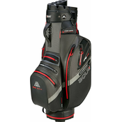 Big Max Aqua Silencio 4 Organizer Charcoal/Black/Red Golf torba Cart Bag