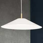 ORION Gourmet LED visilica, bijelo sjenilo - Dnevni boravak/blagovaonica - Moderan - bijela, mat mesing - Metal