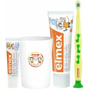 Elmex Dječja pasta za zube (50ml + 12ml) + četkica + čašica