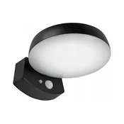 LED solarno zidno svetlo sa senzorom LED/3W/3,7V 1800 mAh IP54 crno
