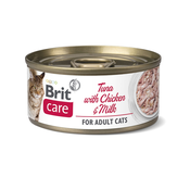 Brit Care Cat Tuna with Chicken & Milk 24 x 70 g