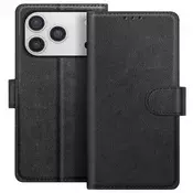 AVIZAR Denarnica za iPhone 17 Pro Max Chesterfield s funkcijo stojala, Črna, (5000189632)